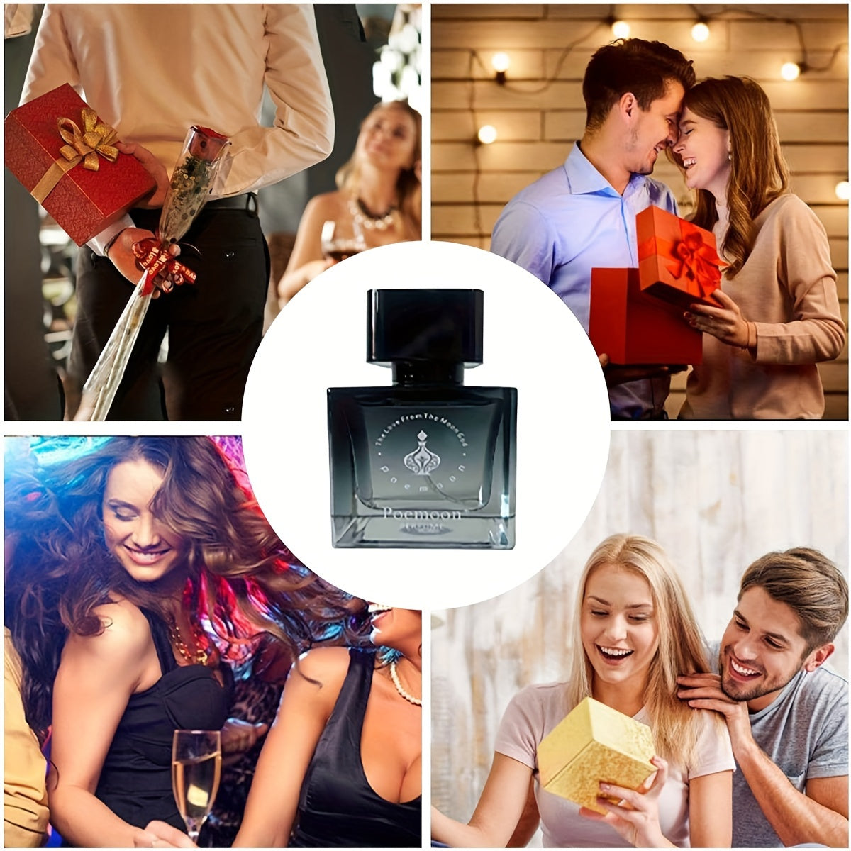 50ml Men's Poemoon Perfume Wood Fragrance Long Lasting Eau De Toilette Cologne, Casual Day or Night Scent Spray Luxury Fragrance Gift, Everyday Wear Classic Summer Beach Scent Essential Oils Fresh and Natural Arousing Partner