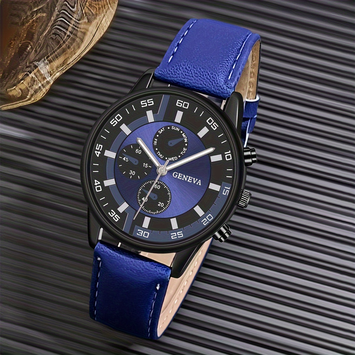 Men's Watch Business Man Wristwatch Leather Watches for Men Quartz Watches Fashion Men Clock Valentine's Day Festival Gift