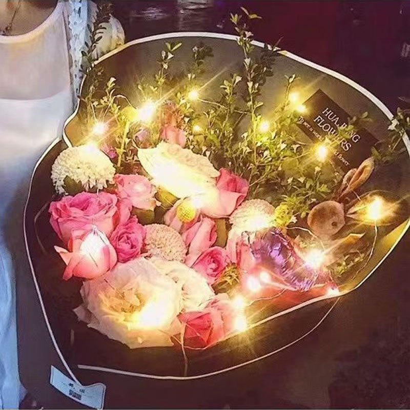 1pc Creative Fairy String Lights - 1m10/2m20/3m30/5m50/10m100LED, Multi-Scene Decorations for Bedroom, Party, Wedding, Outdoor Camping, Hiking, Christmas, Halloween, Gifts for Mom, Mother's Day, Ramadan, Valentine's Day