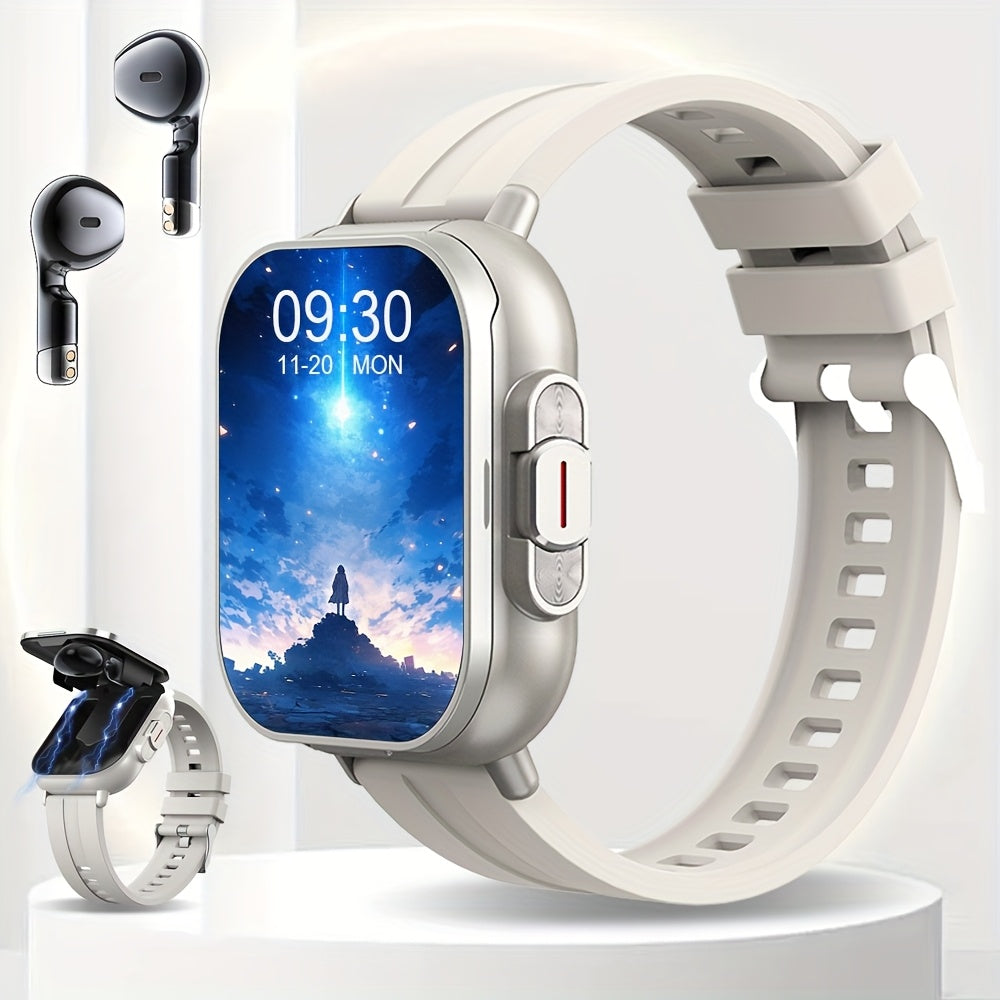 Smart Earphone Watches for Men And Women Support Wireless Calls, Custom Dial Switching, Multiple Sports Modes, Calendar Calculator, Mini Games, Etc. Holiday Gifts for Men And Women, Christmas Gifts