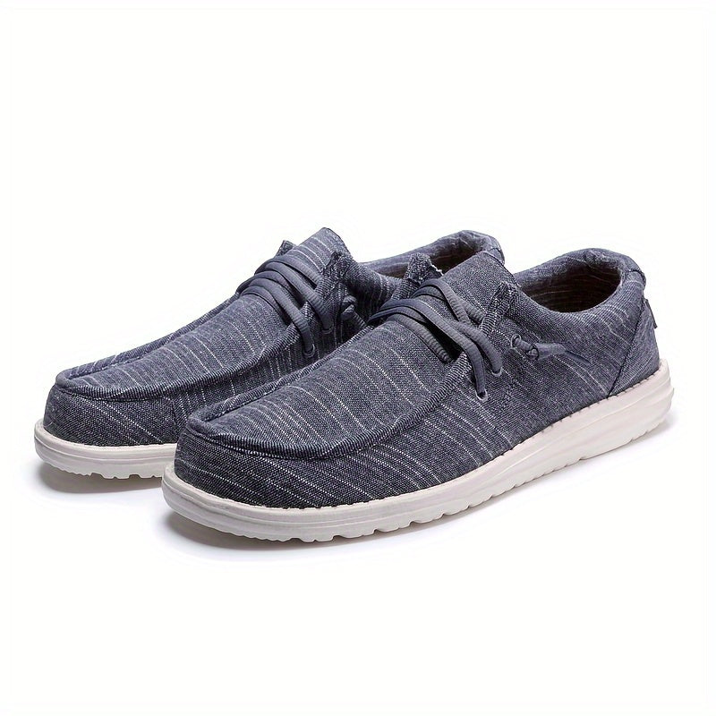 Mens Denim Loafers - Ultra-Breathable, Super Casual Slip-On Shoes for Walking, Comfortable Sneakers for Daily Wear and Outdoor Activities