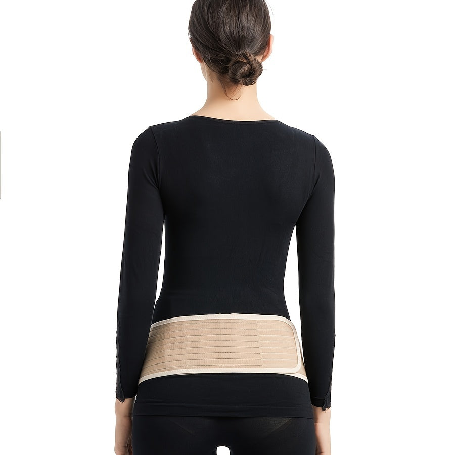 Maternity Women's Belly Band, Adjustable Pregnancy Belly Back Support Band For Abdomen, Pelvic, Waist, & Back Pain