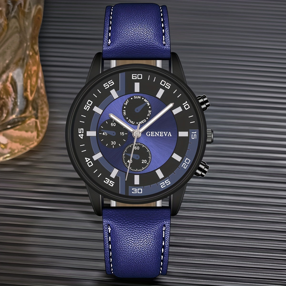 Men's Watch Business Man Wristwatch Leather Watches for Men Quartz Watches Fashion Men Clock Valentine's Day Festival Gift