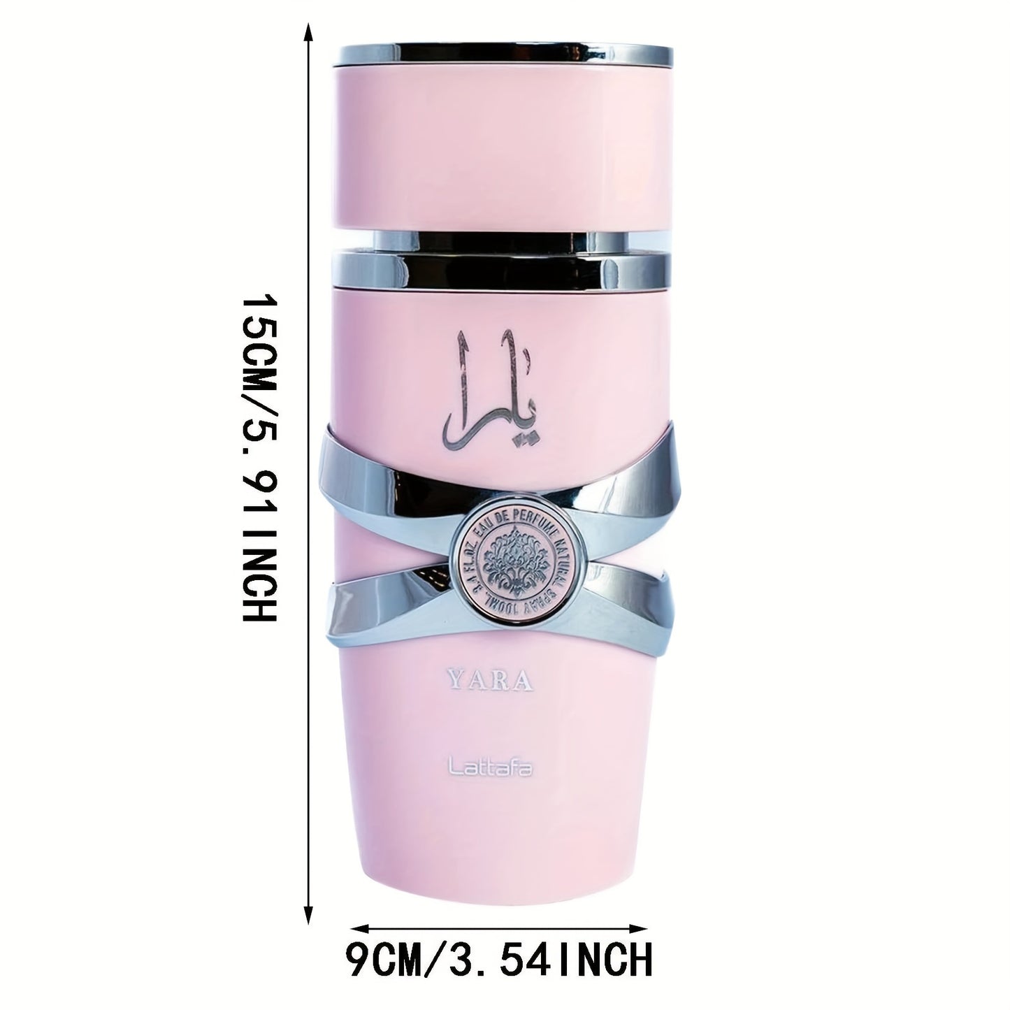 100ml Long-Lasting ECH Green Velly Lattafa Yara Eau De Perfume - Fresh, Floral, and Woody Fragrance for Men and Women - Imported, High-Quality, Pack of 1