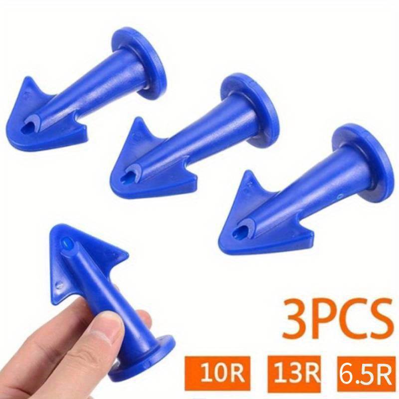 3/6pcs Premium Silicone Caulk Nozzle Applicator Kit - Easy-to-Use Scraper Tool for Floor Cleaning, Tile, Brick Joint, and Dirt Removal - Durable Epoxy Piston Accessory for Sealant and Grout Applications