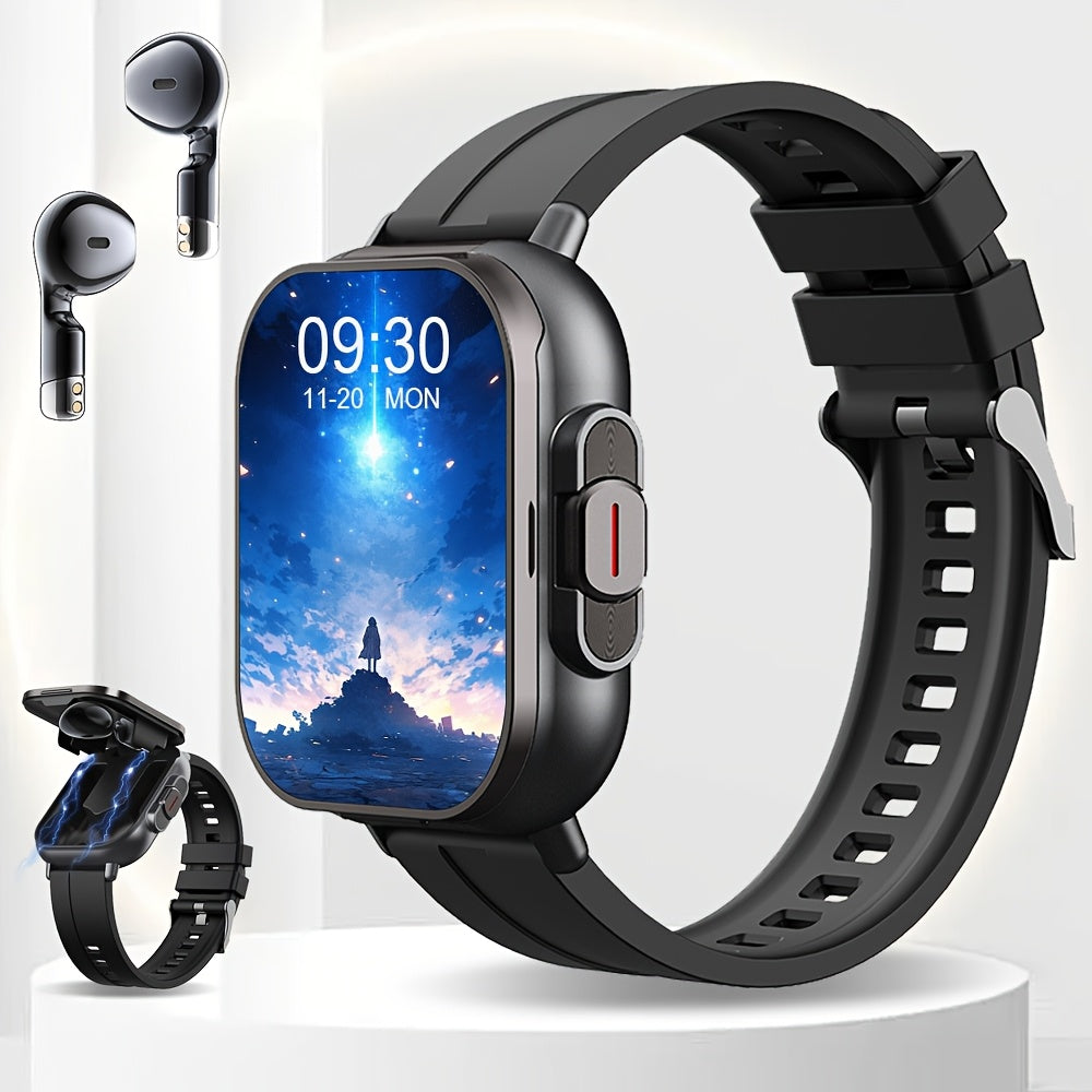 Smart Earphone Watches for Men And Women Support Wireless Calls, Custom Dial Switching, Multiple Sports Modes, Calendar Calculator, Mini Games, Etc. Holiday Gifts for Men And Women, Christmas Gifts