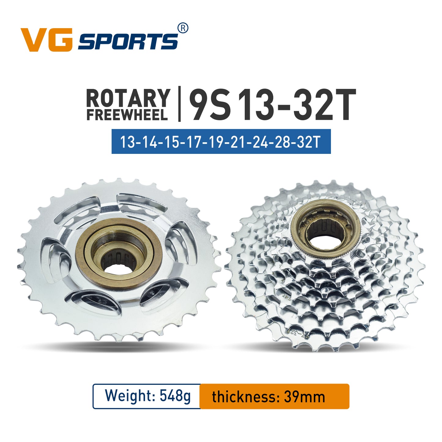 High-Performance Bicycle Freewheel with Smooth Shifting - Compatible with Rotating Bisiklet Hub - Choose from 5 to 11 Speeds and 14-36T Gear Range