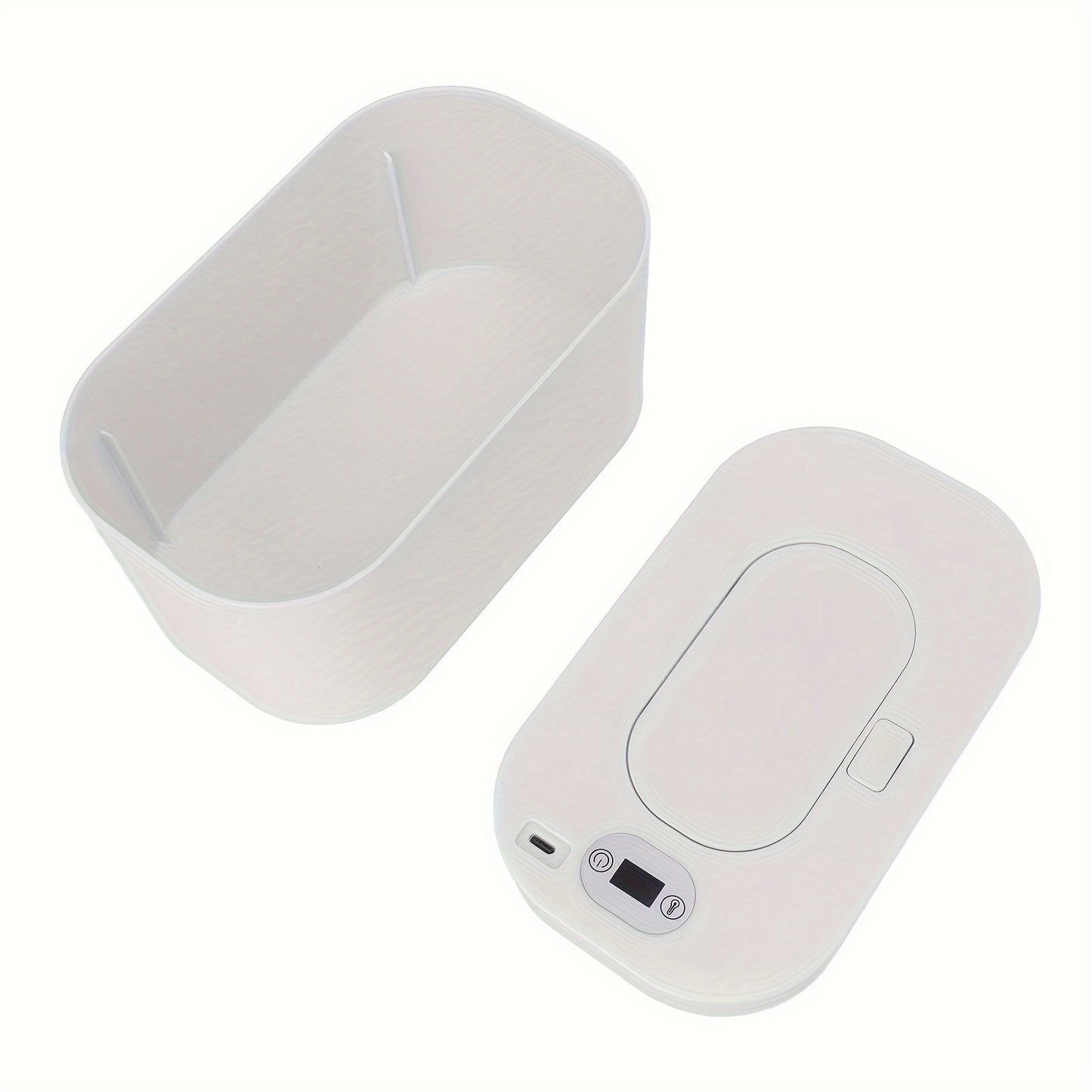 USB Wipe Warmer, Wet Wipes Dispenser, Plain Color Wipe Warmer For Travel Home Car, Large Capacity Wet Wipe Dispenser, Battery Not Included