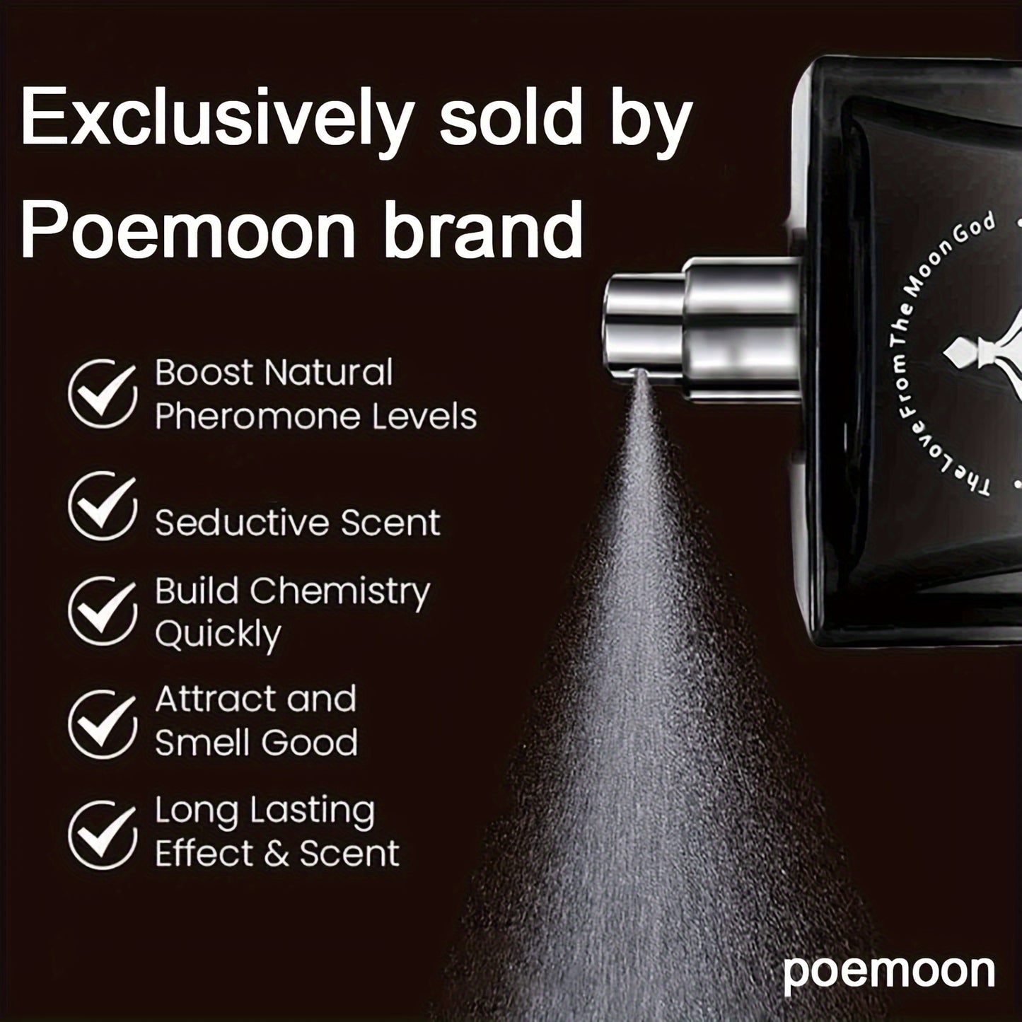 Poemoon Long-Lasting Cupid Cologne Perfume for Men, Lemon, Prickly Ash Fresh and Exciting Feeling, Refreshing Cedar Wood Fragrance, Unleashing Your Masculinity and Attracting Her, Highlighting Male Sports Hormones, Eau De Par