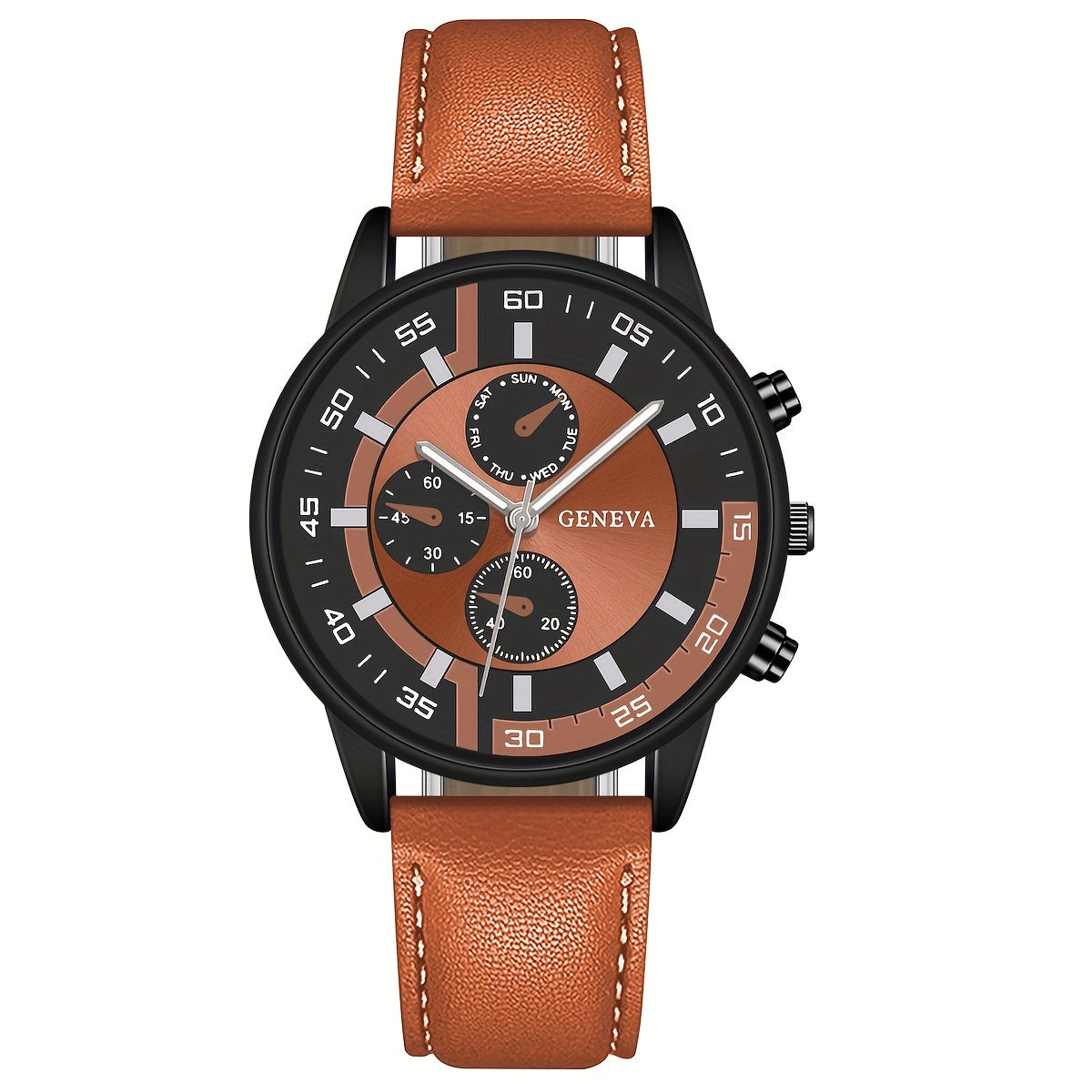 Men's Watch Business Man Wristwatch Leather Watches for Men Quartz Watches Fashion Men Clock Valentine's Day Festival Gift