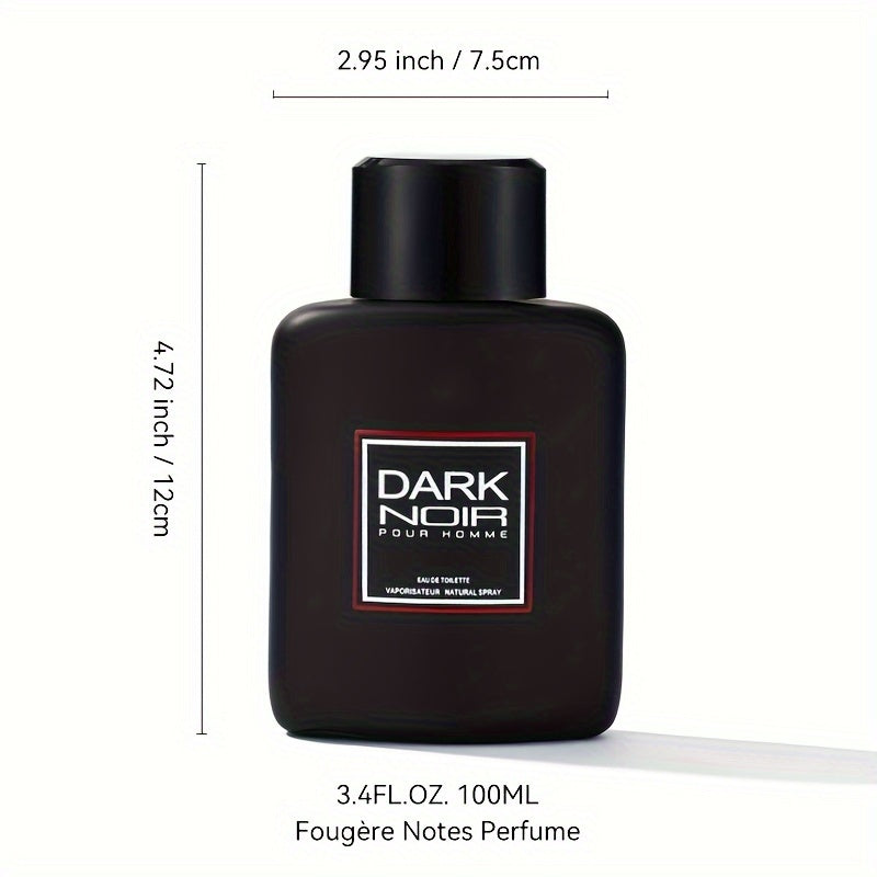100ml Long-Lasting Fougere Notes Eau De Toilette Spray for Men, Refreshing Perfume for Dating & Daily Life, Perfect Gift for Him on Father's Day