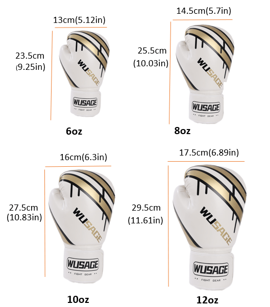 Professional Sparring Gloves 6 8 10 12 Oz, Competition Boxing Fighter Glove, Padded Wrist Support, Kickboxing Fighting Training