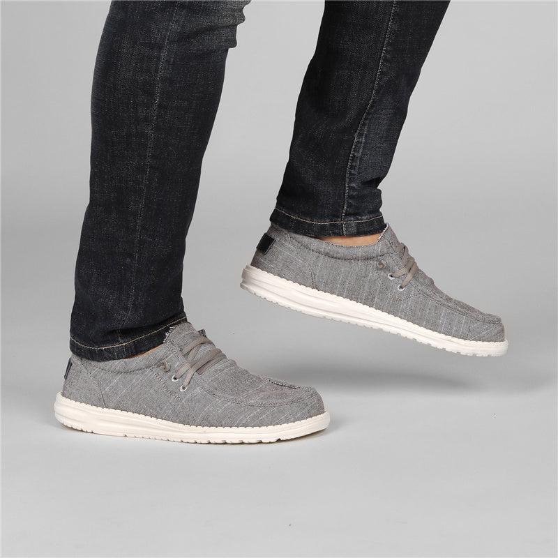 Mens Denim Loafers - Ultra-Breathable, Super Casual Slip-On Shoes for Walking, Comfortable Sneakers for Daily Wear and Outdoor Activities