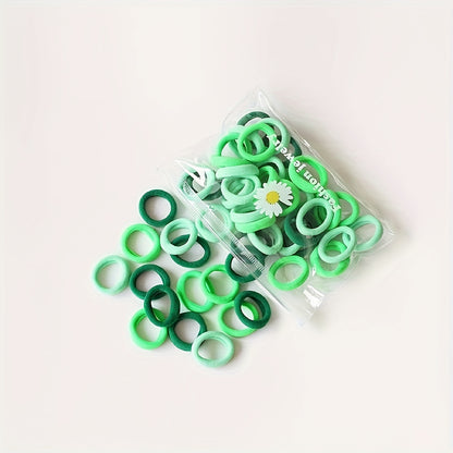 50pcs of Adjustable Hair Ties - Perfect for Women, Girls, Toddlers & Babies, Ideal choice for Gifts