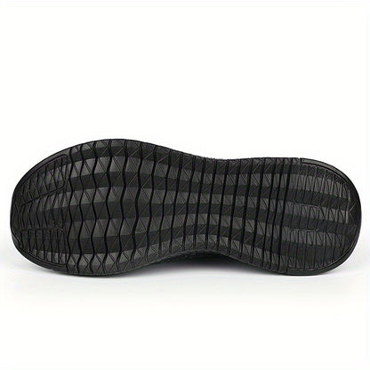 [Lightweight Breathable Running Shoes] Men's Slip On Breathable Lightweight Running Shoes, Outdoor Casual Walking Shoes Men's Sneakers