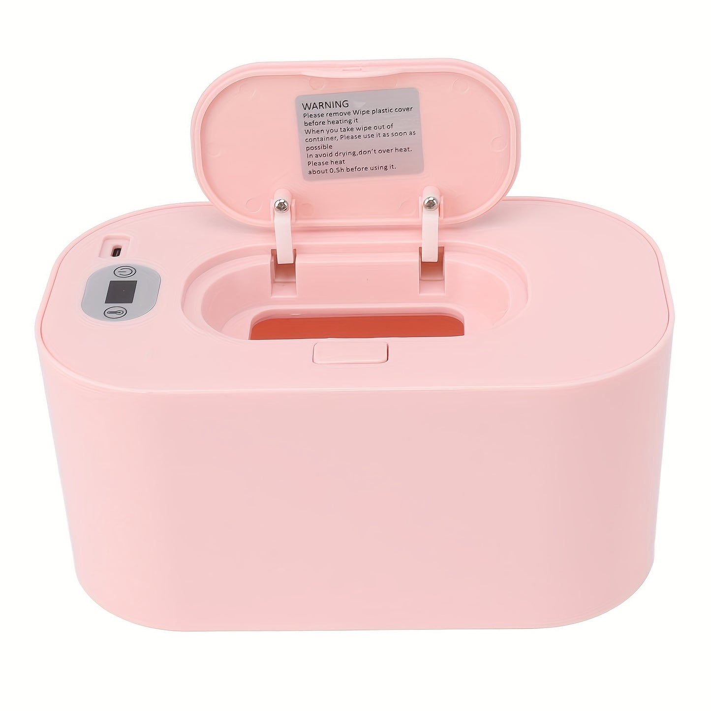 USB Wipe Warmer, Wet Wipes Dispenser, Plain Color Wipe Warmer For Travel Home Car, Large Capacity Wet Wipe Dispenser, Battery Not Included