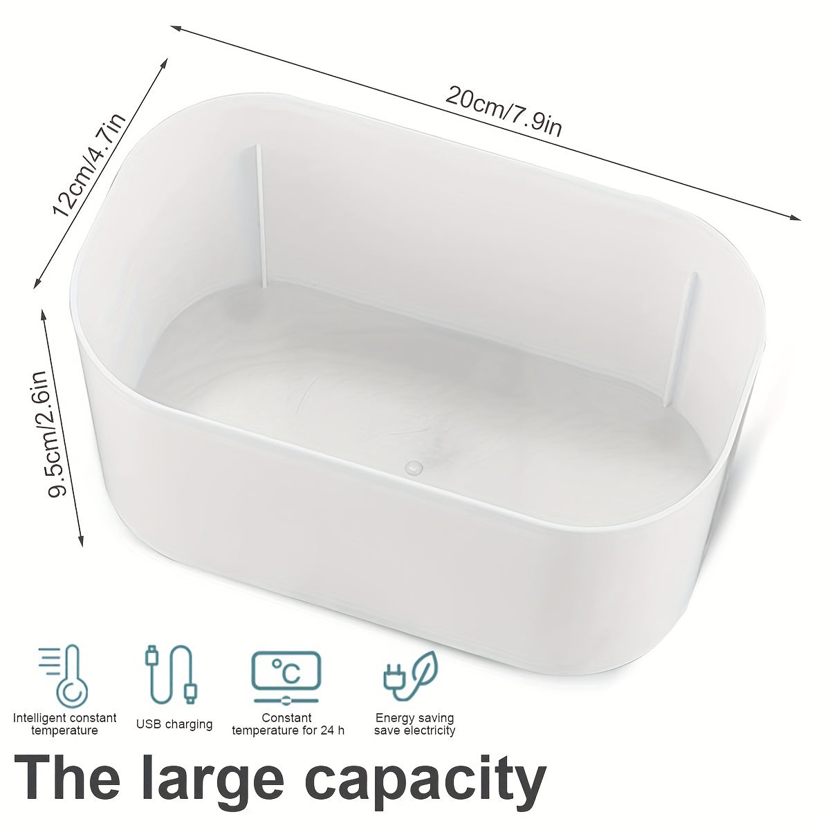 USB Wipe Warmer, Wet Wipes Dispenser, Plain Color Wipe Warmer For Travel Home Car, Large Capacity Wet Wipe Dispenser, Battery Not Included