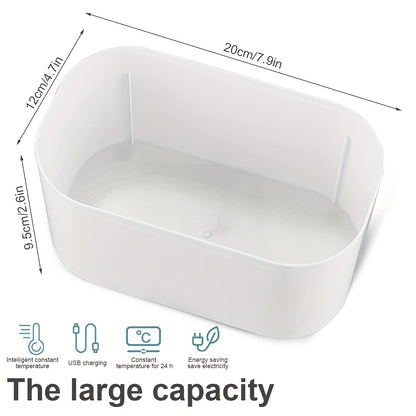 USB Wipe Warmer, Wet Wipes Dispenser, Plain Color Wipe Warmer For Travel Home Car, Large Capacity Wet Wipe Dispenser, Battery Not Included