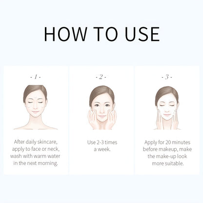 15pcs Seaweed Sleeping Mask, Oil Control Gel Mask, Free Washing Night Mask Travel Essential