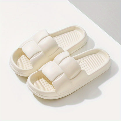 Soft & Silent EVA Slippers: Quick-Drying, Anti-Skid, Stylish Striped Design for Indoor/Outdoor Comfort