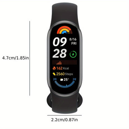 Xiaomi Smart Band 9 1.62inch AMOLED Display, Fitness Tracker, 233 MAh Battery, Up To 21 Days Of Battery Life, BT Wireless 5.4, 150+ SPorts Modes, All-Day Health And Fitness Monitoring, Smart Watch Fashion Watches For Men & Wo