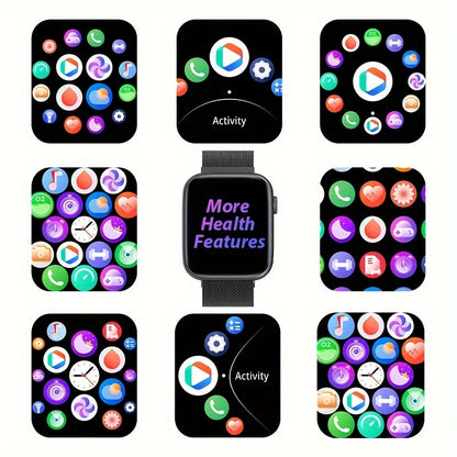 EarlySincere Smart Watches For Men WomenAnswer/Make Call, 1.9'' HD Full Touch Screen Fitness Tracker, Sleep Monitor, Fitness Watch For Android/ IOS