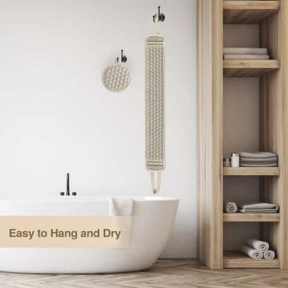 [Back Scrubber] Deep Cleansing Back Scrubber for Men and Women - Exfoliates and Relaxes Your Body in the Shower or Bath