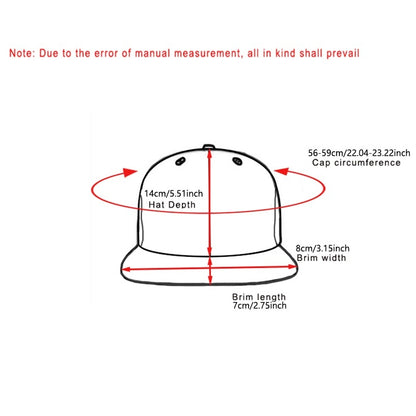 Casual Fashion Creative Black Adjustable Hip Hop Cross Men's Baseball Cap