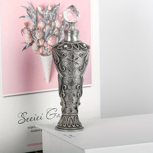 Hand-Painted Enameled Decorative Bottle - Vintage Perfume Bottle for Essential Oils - Ideal Valentine's Day Gifts for Women and Girls