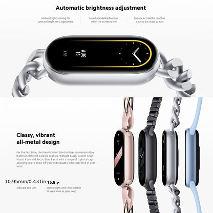 Xiaomi Smart Band 9 1.62inch AMOLED Display, Fitness Tracker, 233 MAh Battery, Up To 21 Days Of Battery Life, BT Wireless 5.4, 150+ SPorts Modes, All-Day Health And Fitness Monitoring, Smart Watch Fashion Watches For Men & Wo