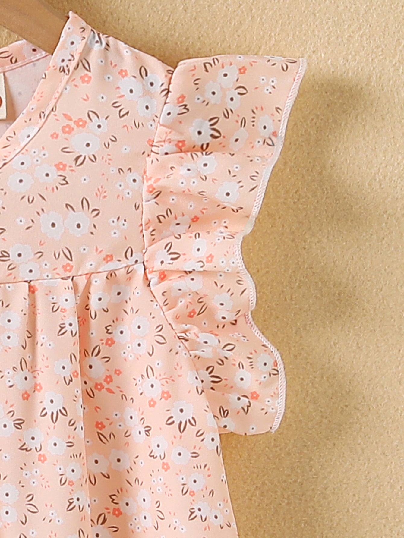 Girls' Summer Floral Princess Sundress - Sleeveless, Easy-Care, Elegant Crew Neck with Flared Hem