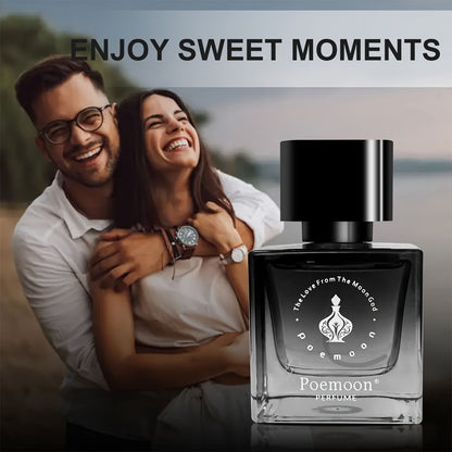 50ml Men's Poemoon Perfume Wood Fragrance Long Lasting Eau De Toilette Cologne, Casual Day or Night Scent Spray Luxury Fragrance Gift, Everyday Wear Classic Summer Beach Scent Essential Oils Fresh and Natural Arousing Partner