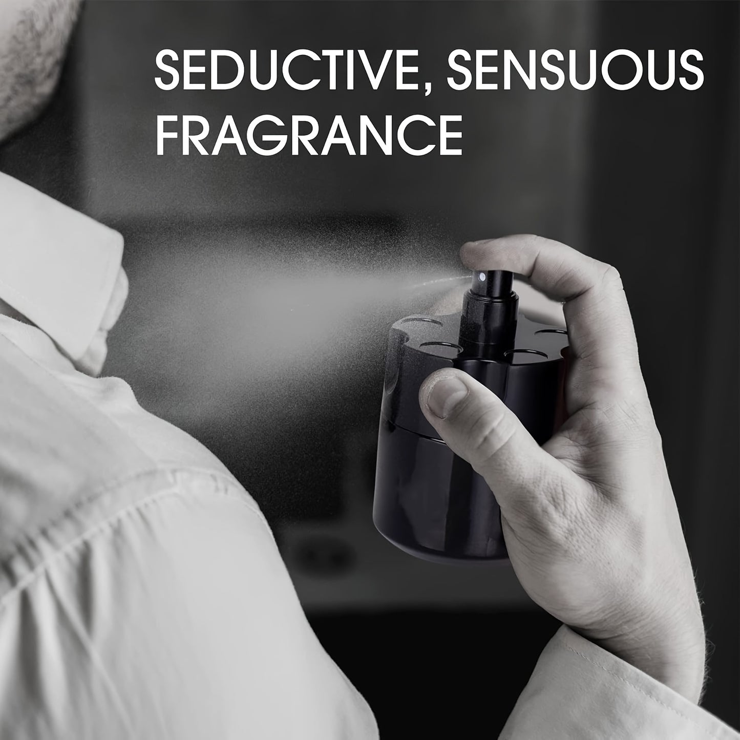 50ml Men's Poemoon Perfume Wood Fragrance Long Lasting Eau De Toilette Cologne, Casual Day or Night Scent Spray Luxury Fragrance Gift, Everyday Wear Classic Summer Beach Scent Essential Oils Fresh and Natural Arousing Partner