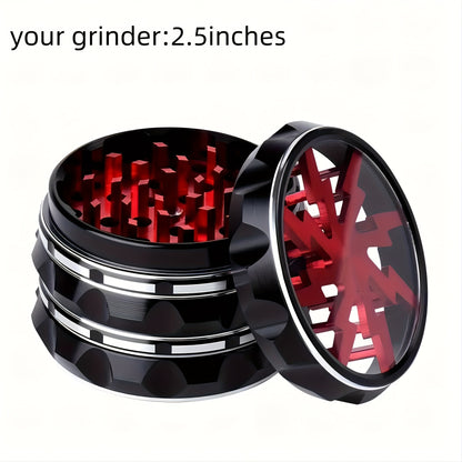 [1pc Diamond Tobacco Grinder] 1pc Multisided Diamond-shaped Tobacco Grinder, Lightweight Tobacco Grinder, Diamond-shaped Tobacco Grinding Machine 2.5 Inches