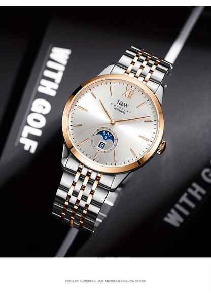 Carnival high-end brand mechanical watches for men stainless steel sapphire mirror fashion sports watches for men holiday gifts