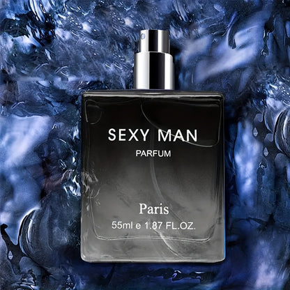 55ml Long-Lasting Eau De Parfum for Men - Refreshing Cologne Perfume with Seductive Scent, Perfect for Dating, Daily Life, and as a Thoughtful Christmas or Father's Day Gift for Him