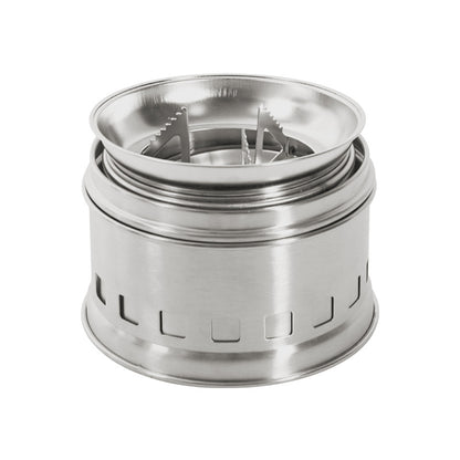 Portable Outdoor Camping Stove: Mini, Stainless Steel, Wood Burning - Perfect for Your Next Adventure!