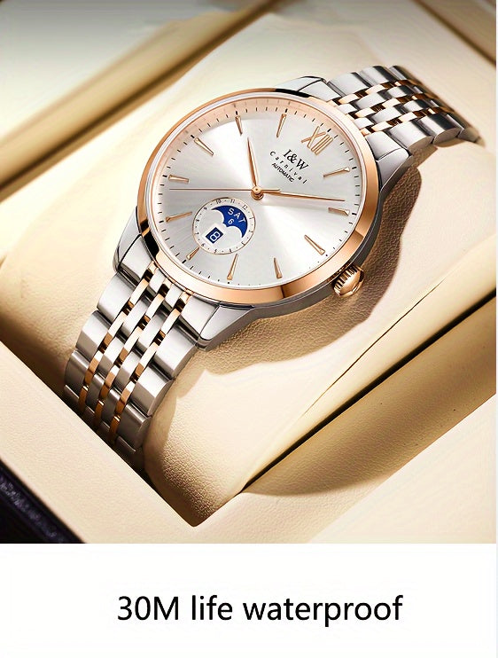 Carnival high-end brand mechanical watches for men stainless steel sapphire mirror fashion sports watches for men holiday gifts