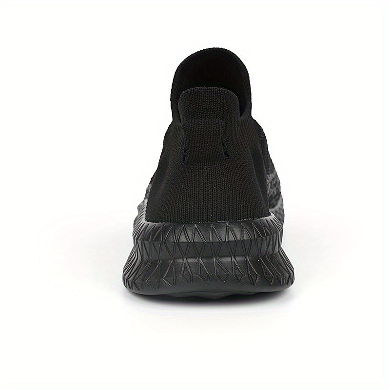 [Lightweight Breathable Running Shoes] Men's Slip On Breathable Lightweight Running Shoes, Outdoor Casual Walking Shoes Men's Sneakers