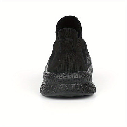 [Lightweight Breathable Running Shoes] Men's Slip On Breathable Lightweight Running Shoes, Outdoor Casual Walking Shoes Men's Sneakers