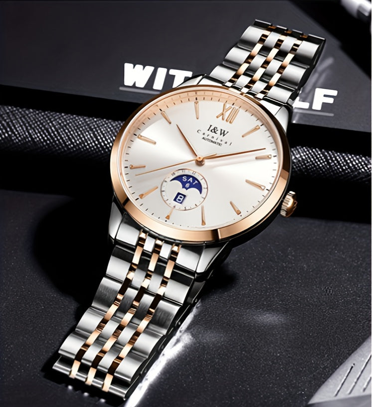 Carnival high-end brand mechanical watches for men stainless steel sapphire mirror fashion sports watches for men holiday gifts