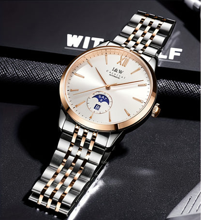 Carnival high-end brand mechanical watches for men stainless steel sapphire mirror fashion sports watches for men holiday gifts