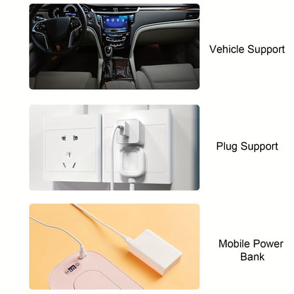 USB Wipe Warmer, Wet Wipes Dispenser, Plain Color Wipe Warmer For Travel Home Car, Large Capacity Wet Wipe Dispenser, Battery Not Included