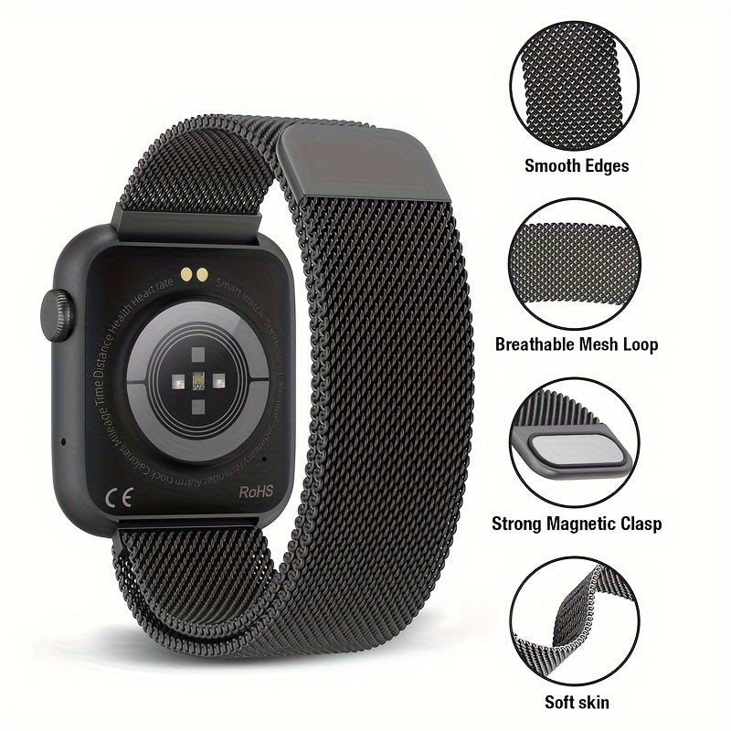 EarlySincere Smart Watches For Men WomenAnswer/Make Call, 1.9'' HD Full Touch Screen Fitness Tracker, Sleep Monitor, Fitness Watch For Android/ IOS