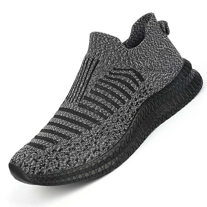 [Lightweight Breathable Running Shoes] Men's Slip On Breathable Lightweight Running Shoes, Outdoor Casual Walking Shoes Men's Sneakers