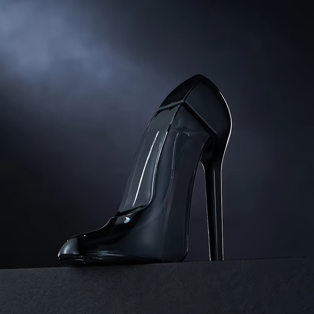 Elegant High Heel Women's Perfume - 3.04oz, Long-Lasting Jasmine Scent with Oriental Floral Notes, Alcohol-Based & Formaldehyde-Free