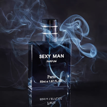 55ml Woody Notes Eau De Parfum - Refreshing Cologne Perfume for Men, Perfect for Dating and Daily Life, Long-Lasting Fragrance, Ideal Gift for Him, Seductive Scent for Confidence Boost