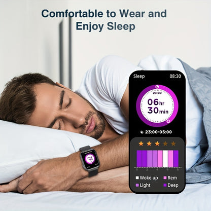 EarlySincere Smart Watches For Men WomenAnswer/Make Call, 1.9'' HD Full Touch Screen Fitness Tracker, Sleep Monitor, Fitness Watch For Android/ IOS