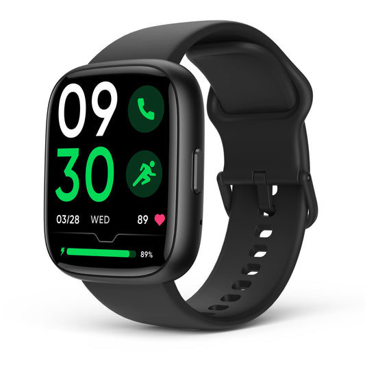 100+ Sports Smart Watches For Men Women, 1.83" HD Full Screen Touch Watch With Wireless Call, Pedometer, Fitness Tracker, Calculator, Music Control, Alexa Voice, Rechargeable Lithium Battery, USB Charging, Multi-language Supp
