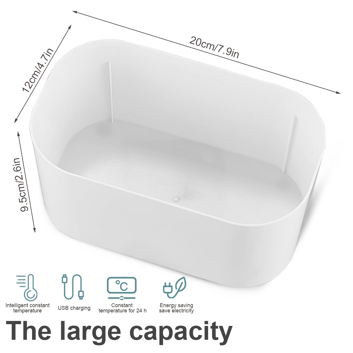 USB Wipe Warmer, Wet Wipes Dispenser, Plain Color Wipe Warmer For Travel Home Car, Large Capacity Wet Wipe Dispenser, Battery Not Included